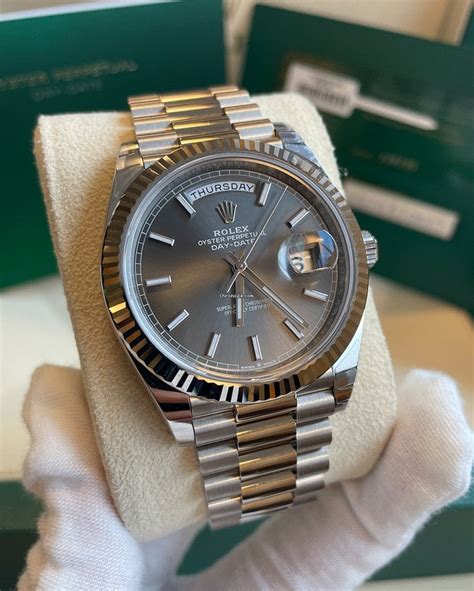 rolex day date 2 white gold price|white gold day date 36.